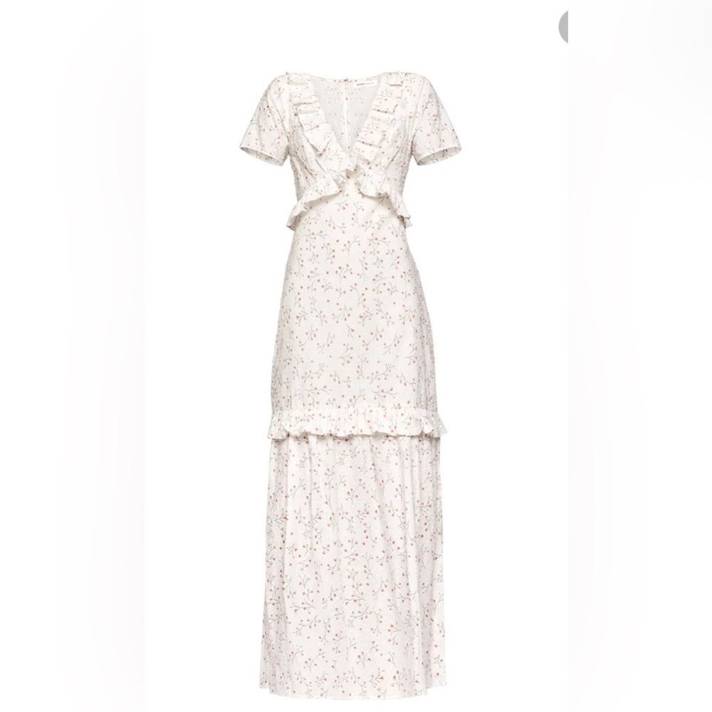 Silhouette:Empire WaistPattern:Floral CasualSize:0Material:Cotton, Polyester